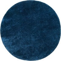 ROND WASBAAR VLOERKLEED - SOLID DONKER BLAUW / NAVY