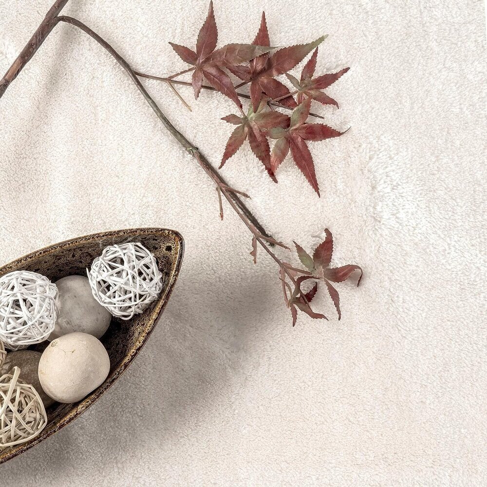 Rond Wasbaar vloerkleed - Solid Wit