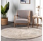 Rond Wasbaar vloerkleed - Solid Naturel/Beige