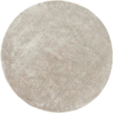 Rond Wasbaar vloerkleed - Solid Beige