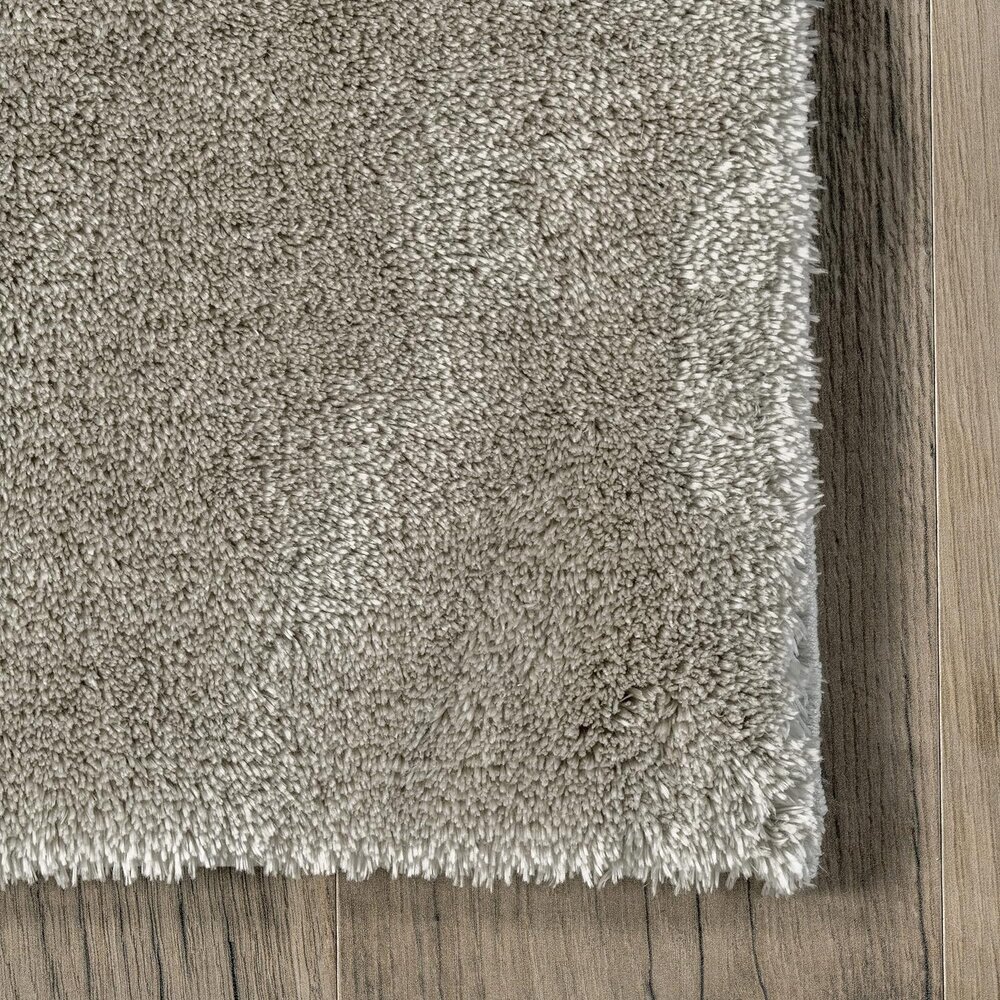 Rond Wasbaar vloerkleed - Solid Naturel/Beige