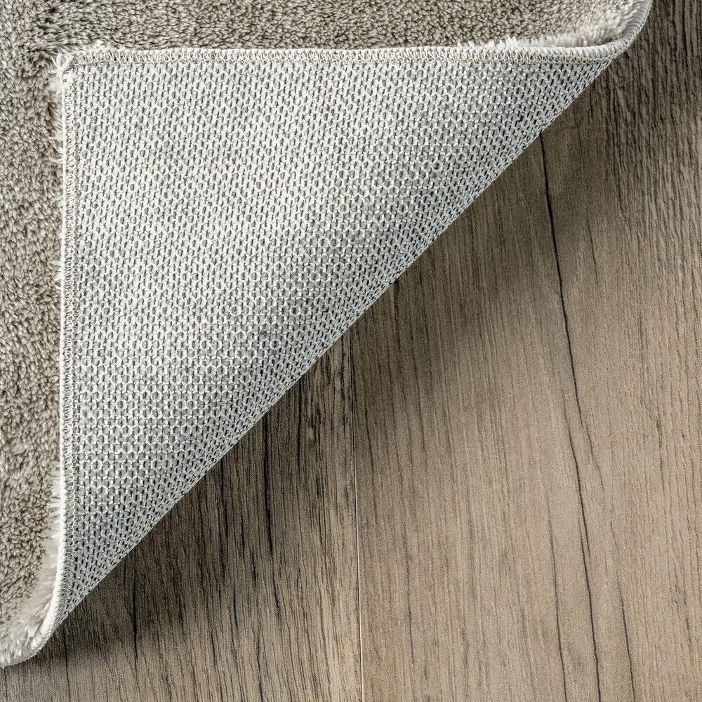 Rond Wasbaar vloerkleed - Solid Naturel/Beige