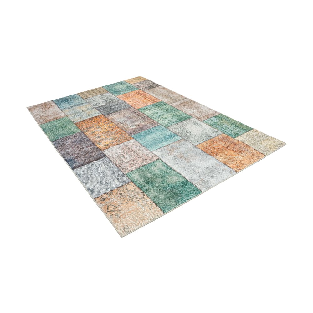 PATCHWORK VLOERKLEED - BURANO VINTAGE MULTI/GROEN/ORANJE