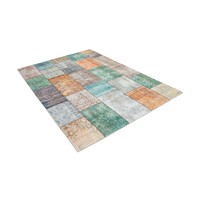 PATCHWORK VLOERKLEED - BURANO VINTAGE MULTI/GROEN/ORANJE