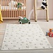 Kindervloerkleed - Sara Sterren Crème/Beige Kindervloerkleed - Sara Sterren Crème/Beige