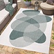 Binnen & Buitenkleed Omkeerbaar - Rio - Crème / Groen Binnen & Buitenkleed Omkeerbaar - Rio - Crème / Groen