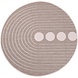 Binnen & Buitenkleed Omkeerbaar - Rond - Rio Crème / Beige Binnen & Buitenkleed Omkeerbaar - Rond - Rio Crème / Beige