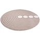 Binnen & Buitenkleed Omkeerbaar - Rond - Rio Crème / Beige Binnen & Buitenkleed Omkeerbaar - Rond - Rio Crème / Beige