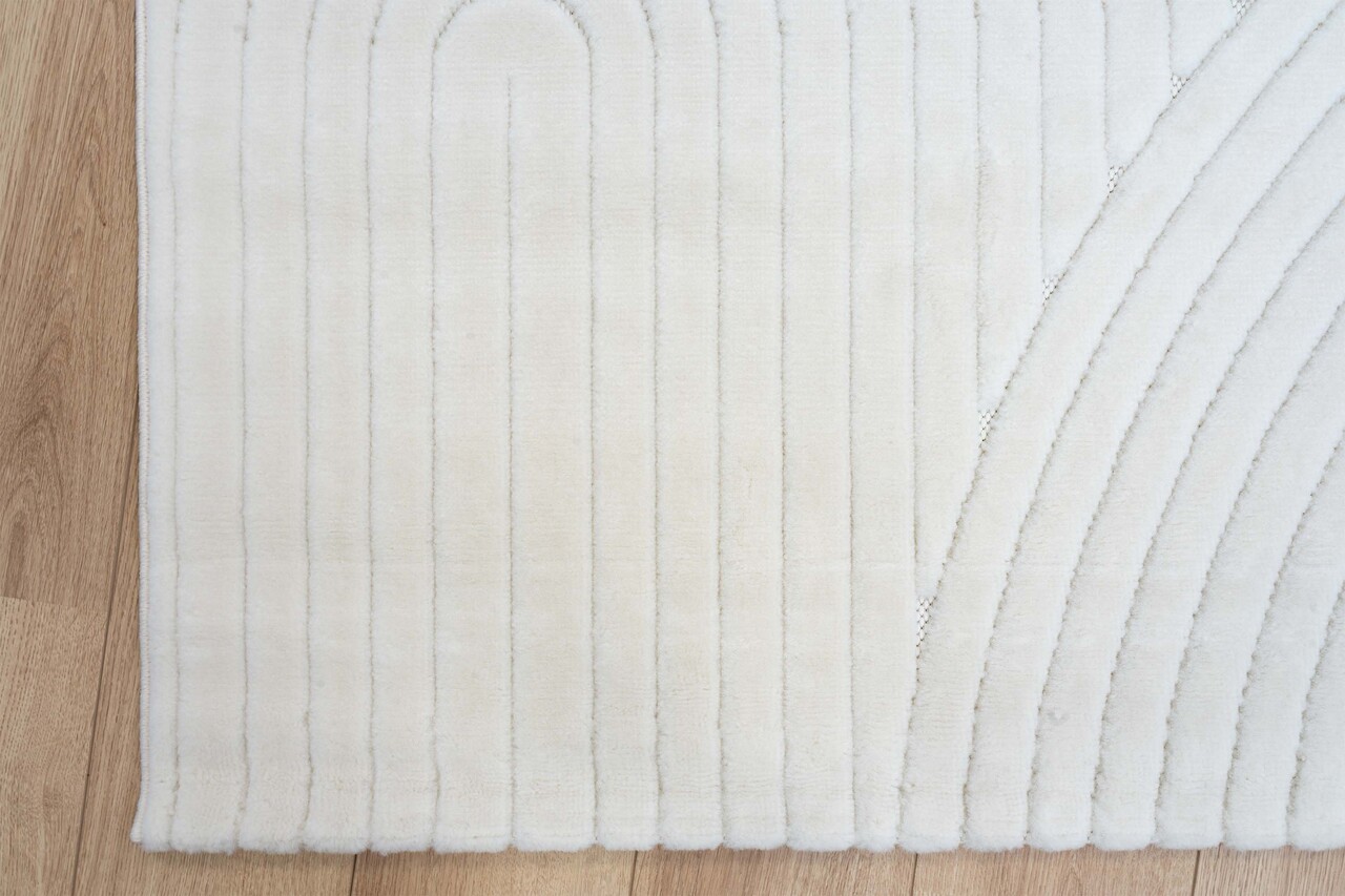 Modern vloerkleed - Sanga Wit