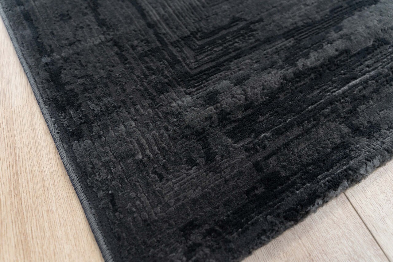 Modern vloerkleed - Costa Antraciet/Zwart