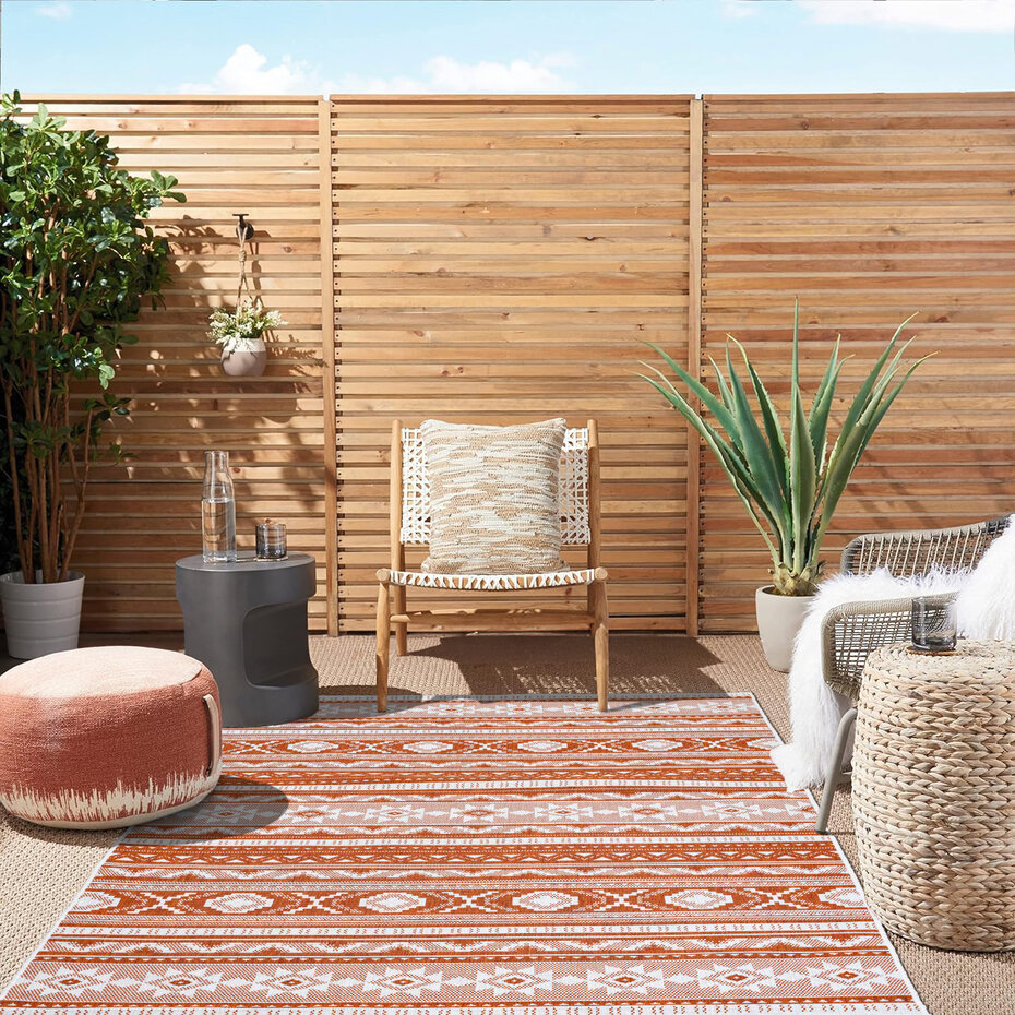 Omkeerbaar Binnen- En Buitenkleed - Terrazo Nomad Aztec Terra Omkeerbaar Binnen- En Buitenkleed - Terrazo Nomad Aztec Terra