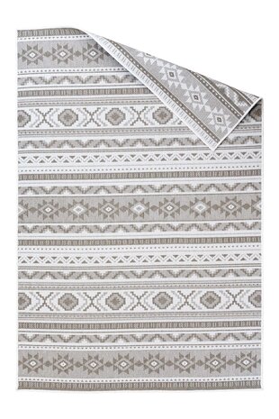 Omkeerbaar Binnen- En Buitenkleed - Terrazo Nomad Aztec Beige/Naturel
