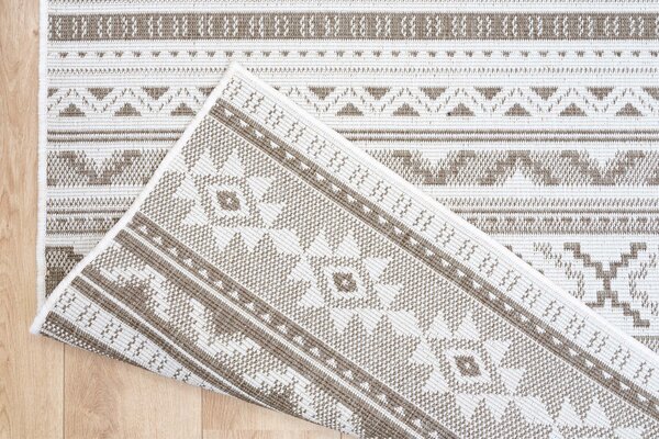 Omkeerbaar Binnen- En Buitenkleed - Terrazo Nomad Aztec Beige/Naturel