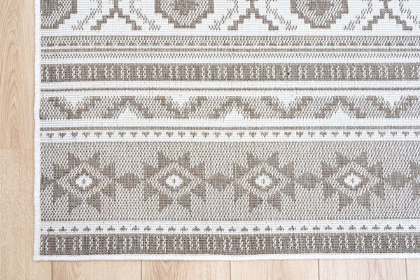 Omkeerbaar Binnen- En Buitenkleed - Terrazo Nomad Aztec Beige/Naturel