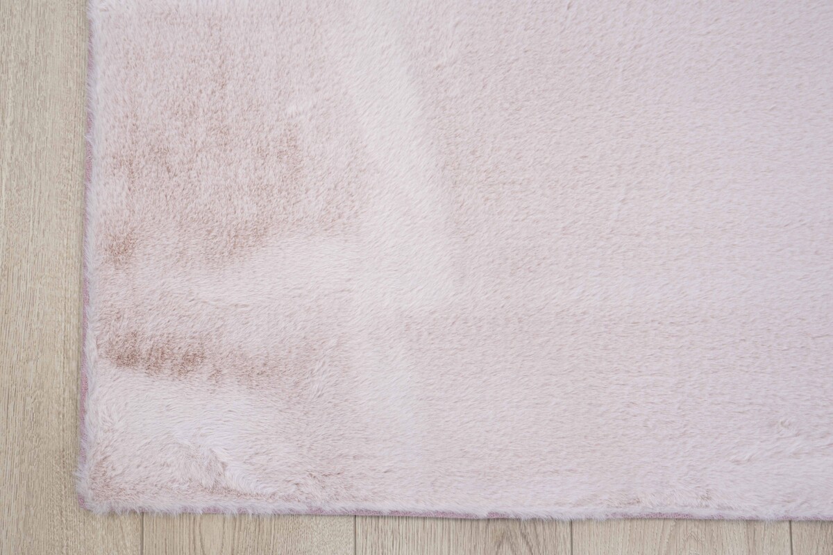 Fluffy vloerkleed - Effen Hoogpolig Super Zacht - Roze