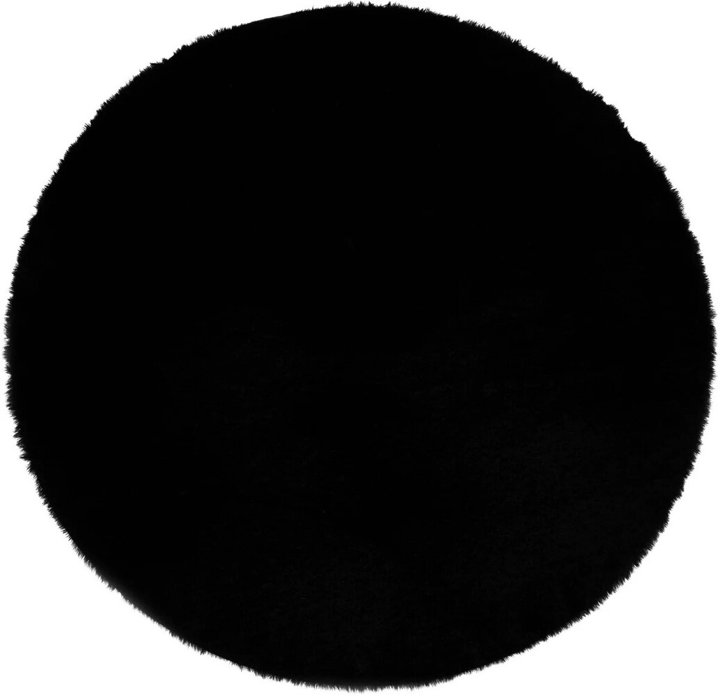 Fluffy vloerkleed - Effen Hoogpolig Super Zacht - Zwart