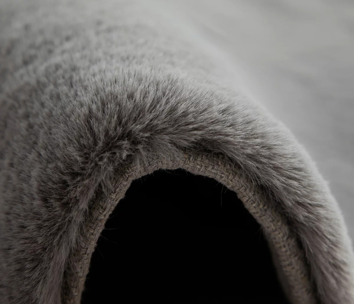 Fluffy vloerkleed - Effen Hoogpolig Super Zacht - Grijs