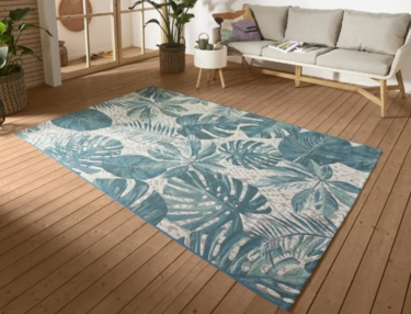 Turquoise buitenkleed