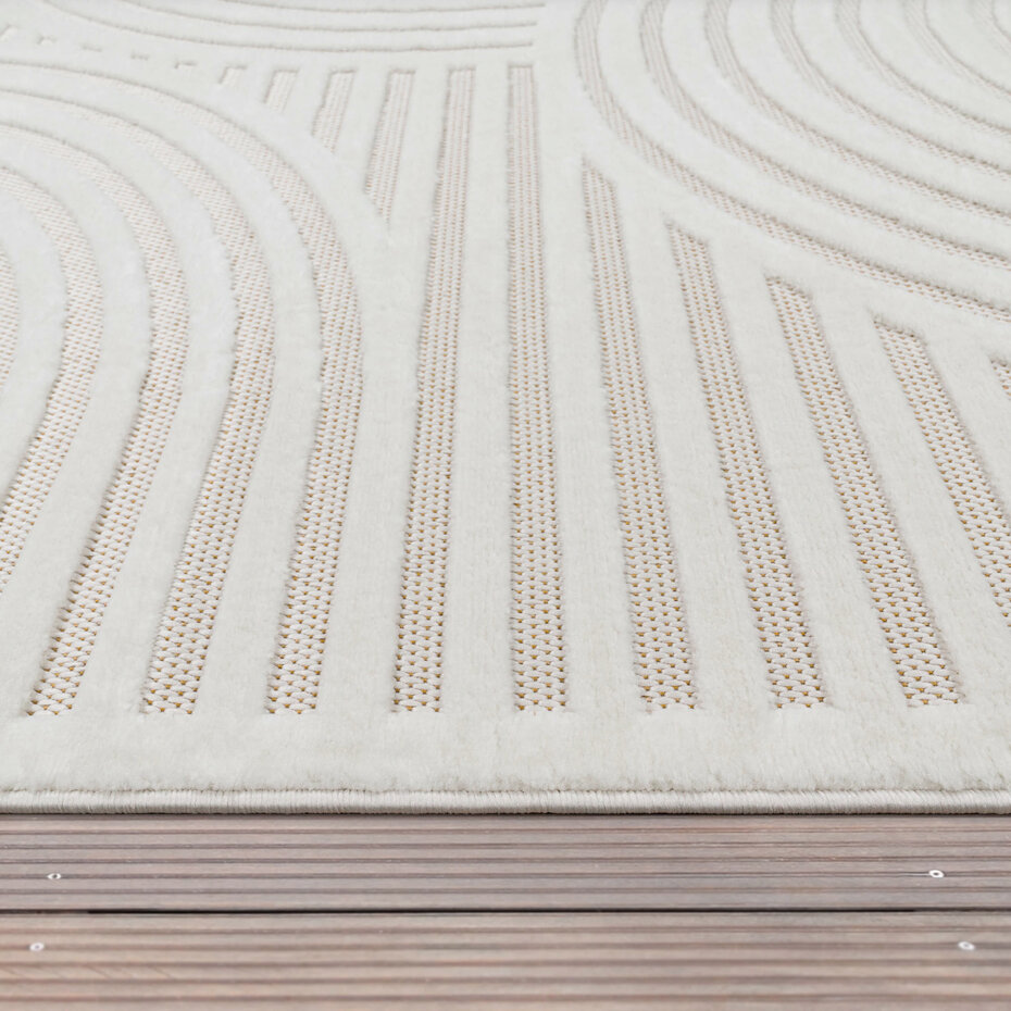 Binnen- En Buitenkleed - Toscana Japandi Crème