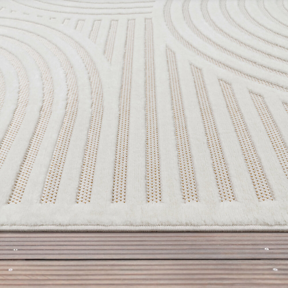 Binnen- En Buitenkleed - Toscana Japandi Crème