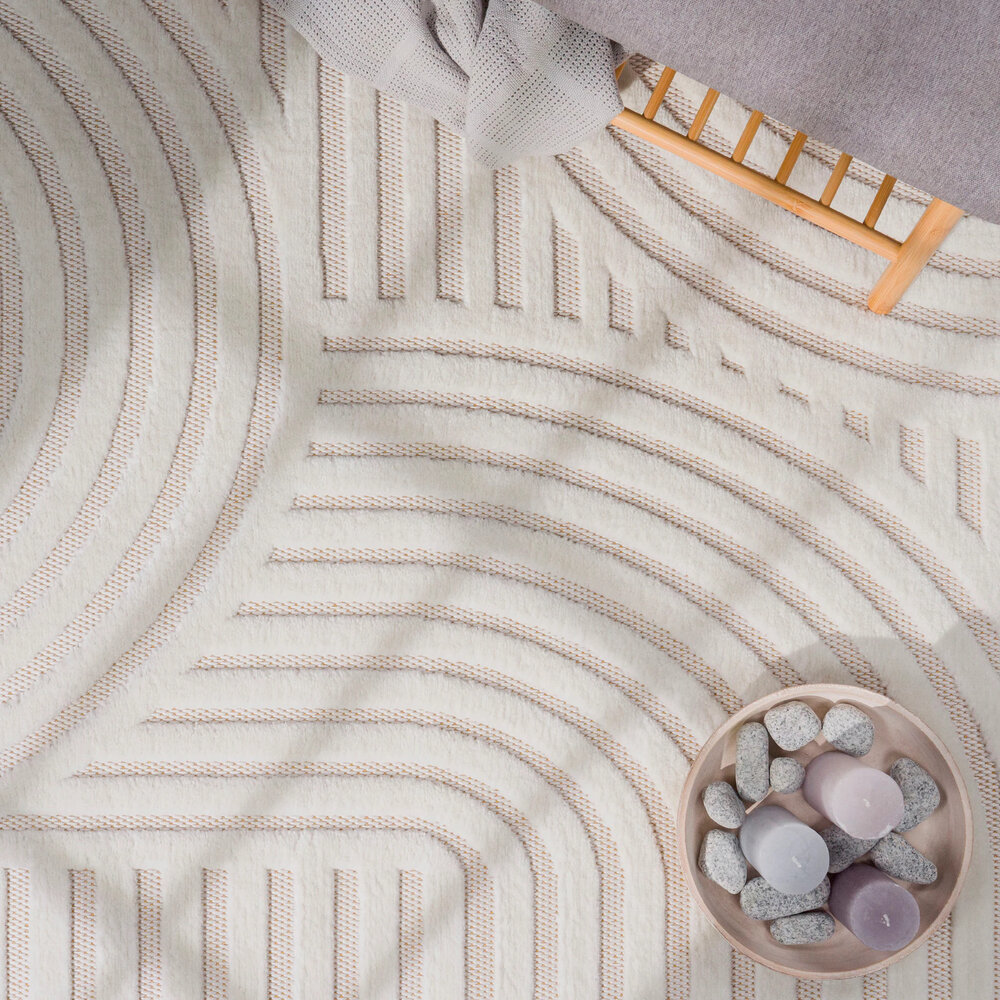 Binnen- En Buitenkleed - Toscana Japandi Crème