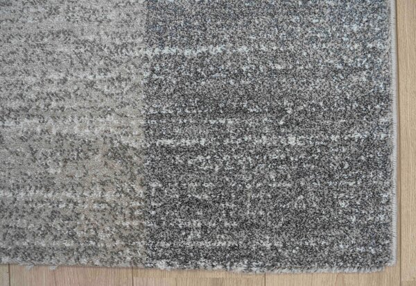 Modern Loper - Lima Geblokt Grijs / Taupe / Beige Modern Loper - Lima Geblokt Grijs / Taupe / Beige