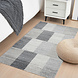 Modern Loper - Lima Geblokt Grijs / Taupe / Beige Modern Loper - Lima Geblokt Grijs / Taupe / Beige