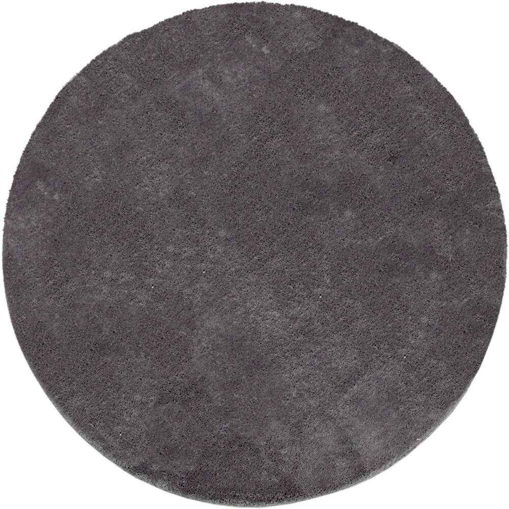 Rond Wasbaar vloerkleed - Malaga Antraciet Rond Wasbaar vloerkleed - Malaga Antraciet