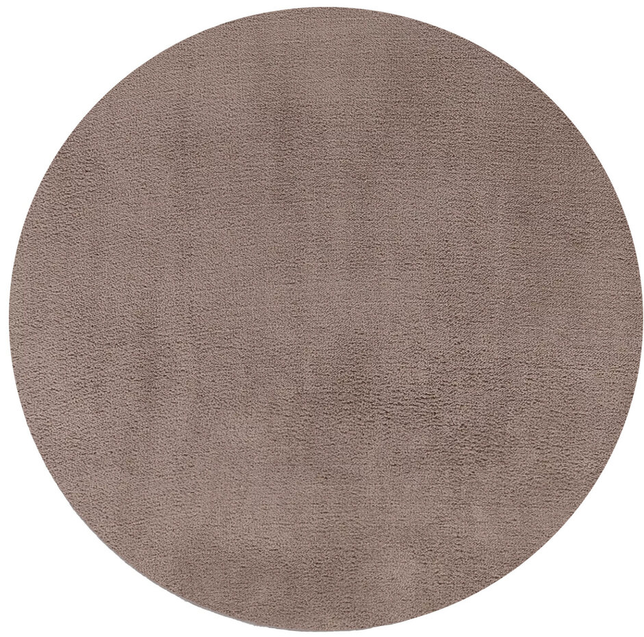 Rond Wasbaar vloerkleed - Malaga Taupe