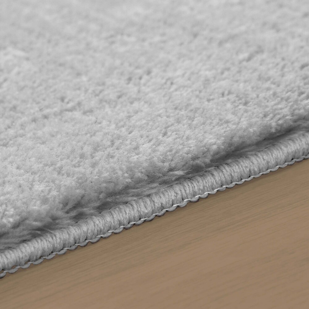 Wasbaar vloerkleed - Malaga Zilver Wasbaar vloerkleed - Malaga Zilver