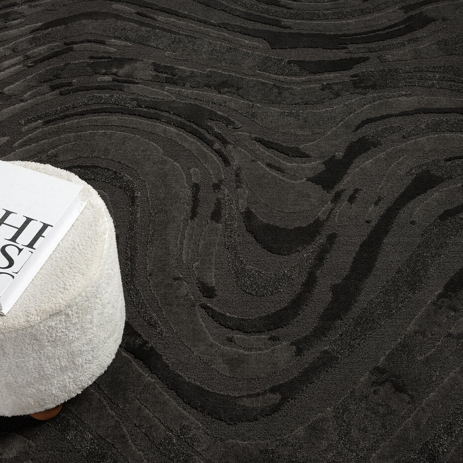 Modern vloerkleed - Petronia Antraciet