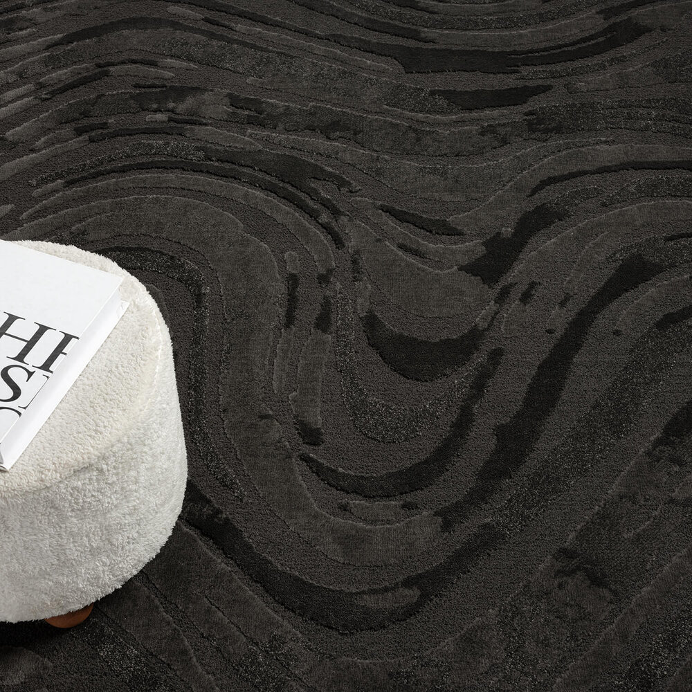 Modern vloerkleed - Petronia Antraciet