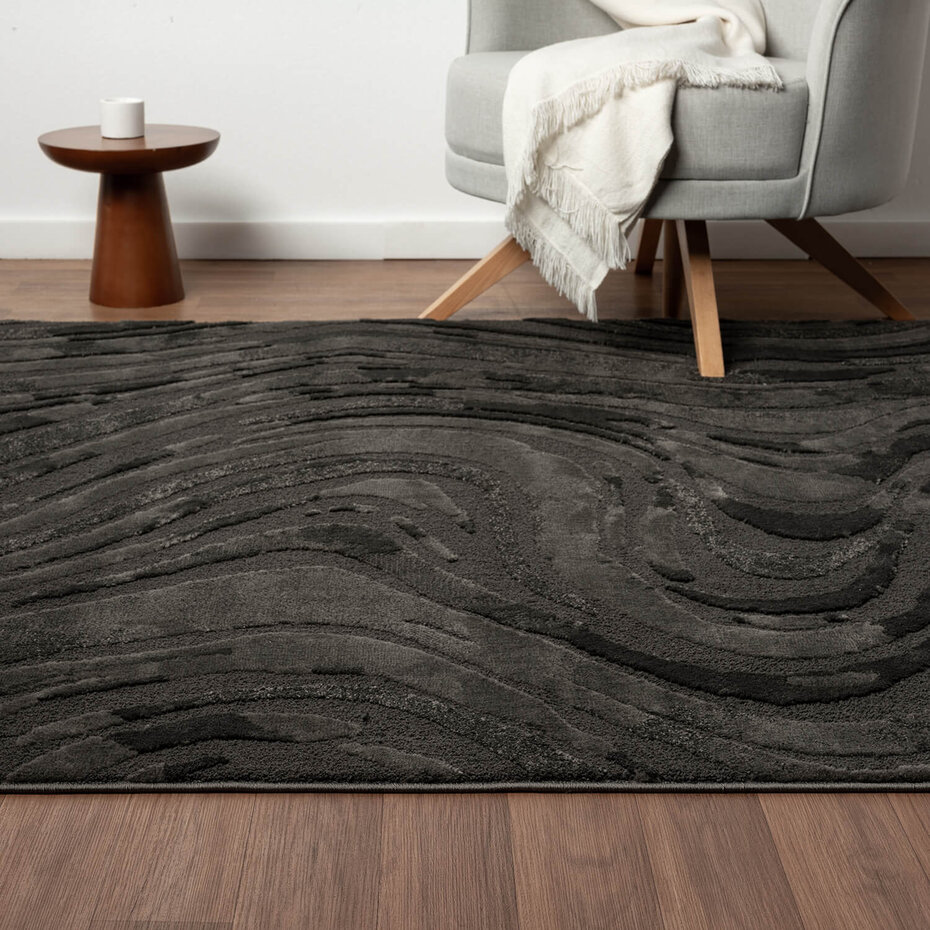 Modern vloerkleed - Petronia Antraciet