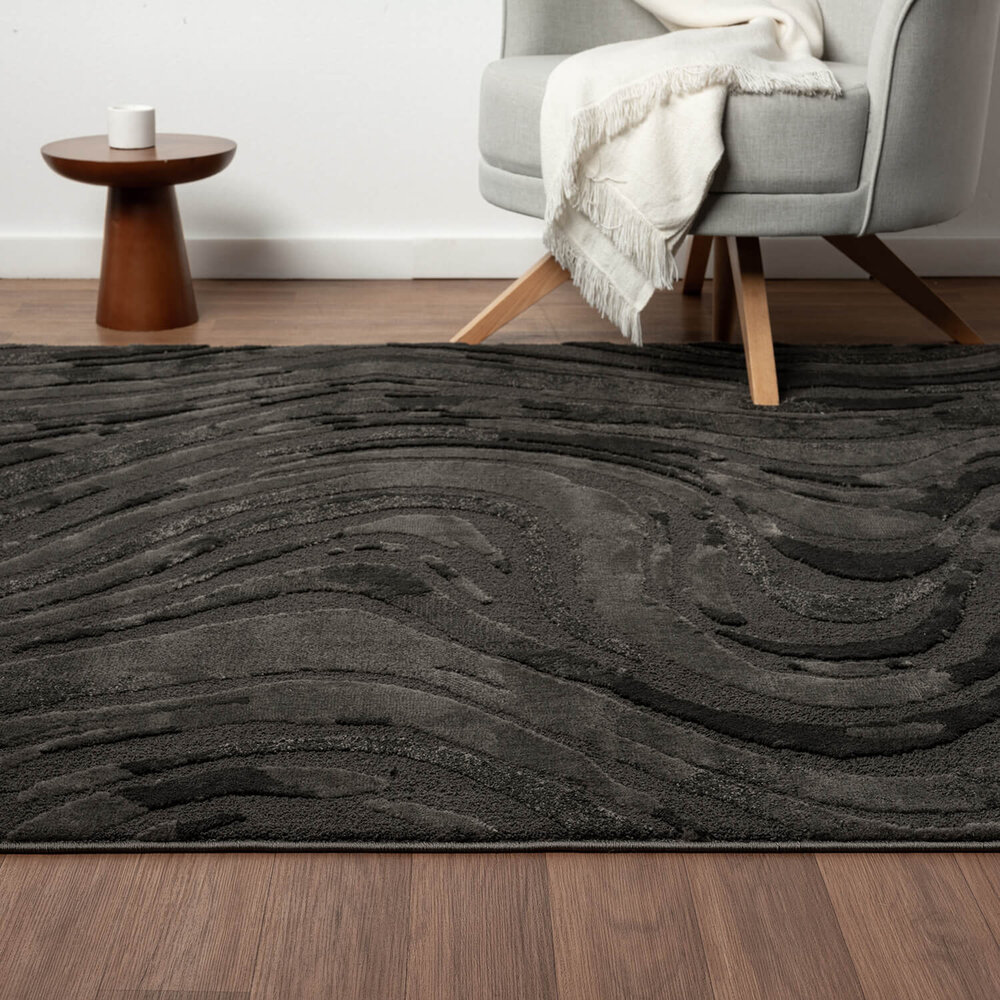 Modern vloerkleed - Petronia Antraciet