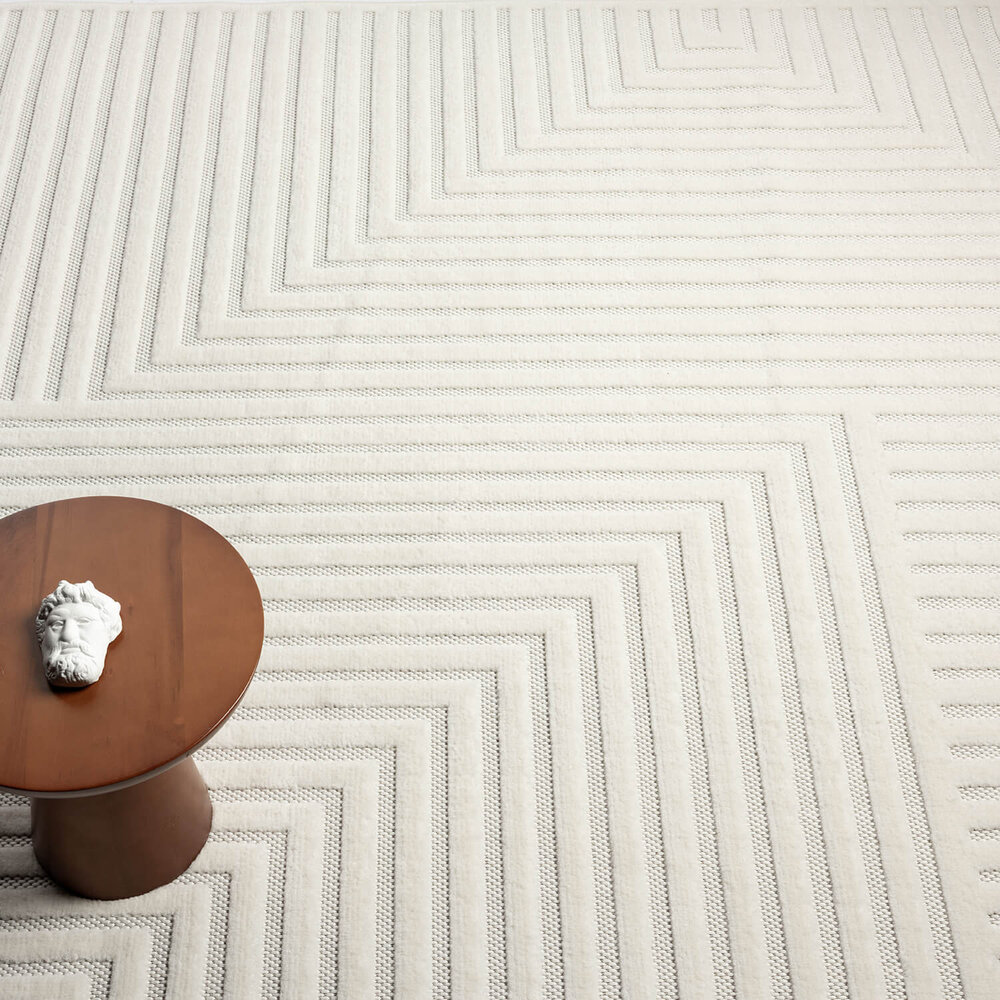 Modern vloerkleed - Medea Crème Modern vloerkleed - Medea Crème