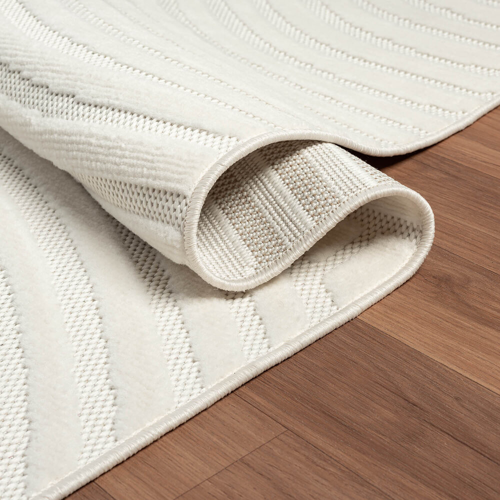 Modern vloerkleed - Medea Japandi Crème