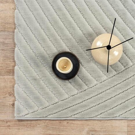 Laagpolig Vloerkleed Delia - grijs Laagpolig Vloerkleed Delia - grijs