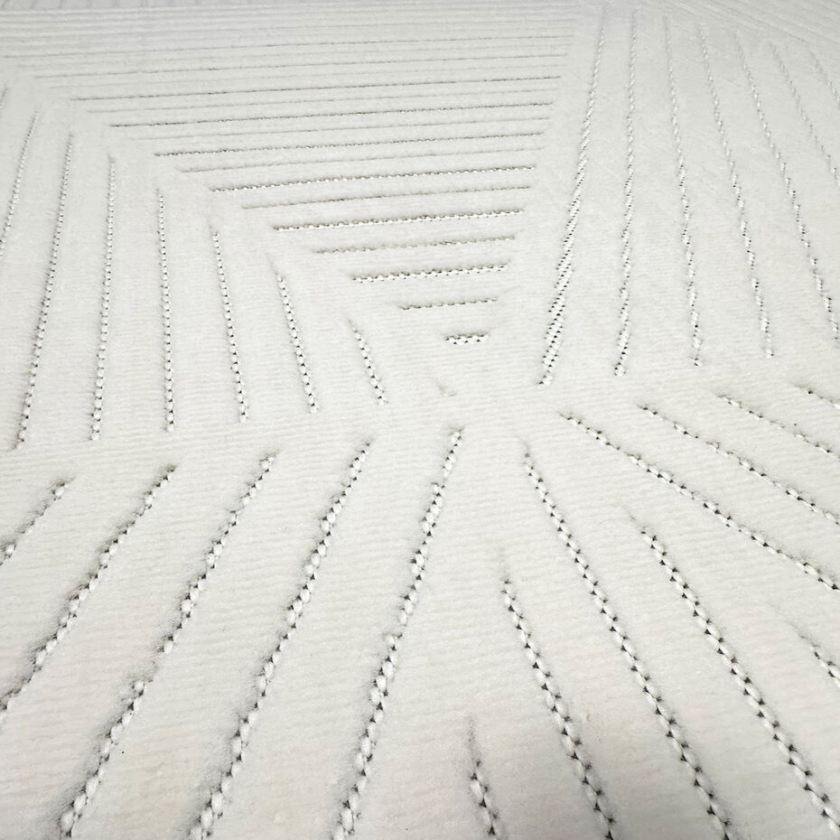 Modern vloerkleed - Medea - Wit Modern vloerkleed - Medea - Wit