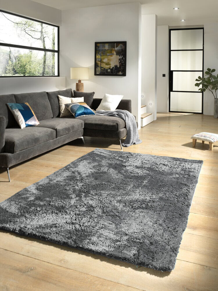 Curacao Hoogpolig vloerkleed - Antraciet Curacao Hoogpolig vloerkleed - Antraciet