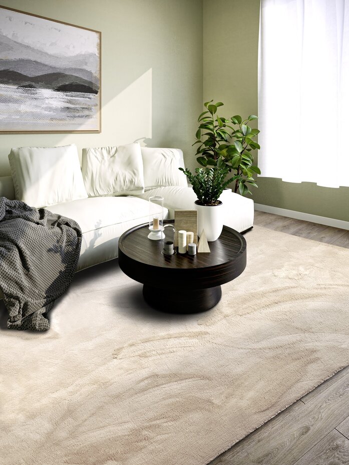 Villeroy & Boch - Hoogpolig vloerkleed Leon - Creme Villeroy & Boch - Hoogpolig vloerkleed Leon - Creme