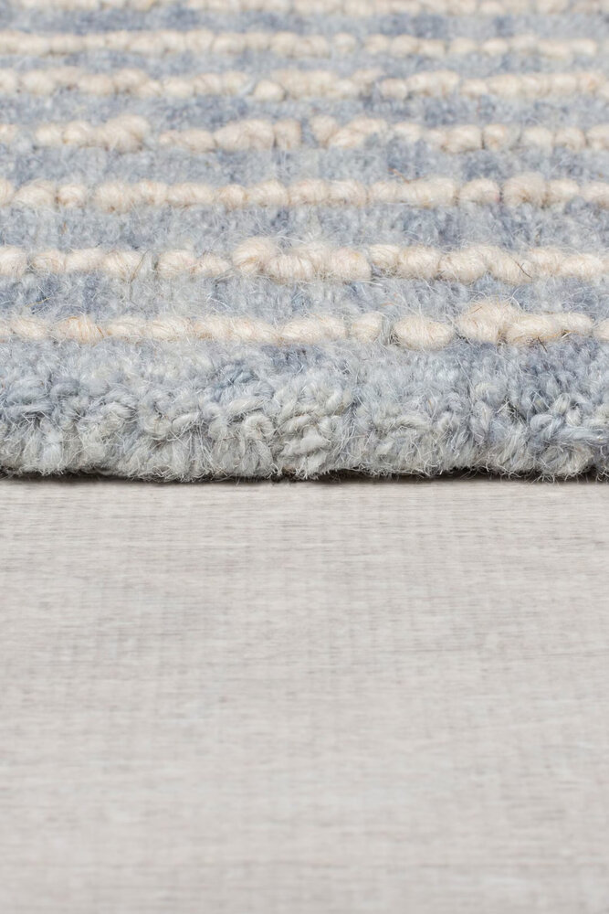 Laagpolig Vloerkleed Check Blue - Abstract - Blauw Laagpolig Vloerkleed Check Blue - Abstract - Blauw