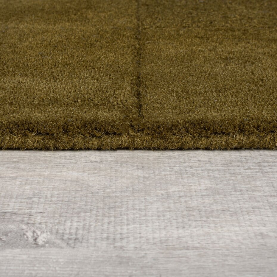 Wollen vloerkleed - Checkerboard Groen Wollen vloerkleed - Checkerboard Groen