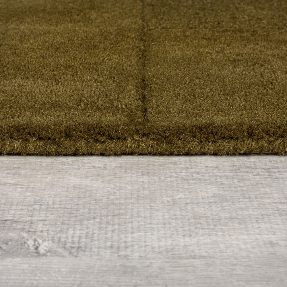 Wollen vloerkleed - Checkerboard Groen Wollen vloerkleed - Checkerboard Groen