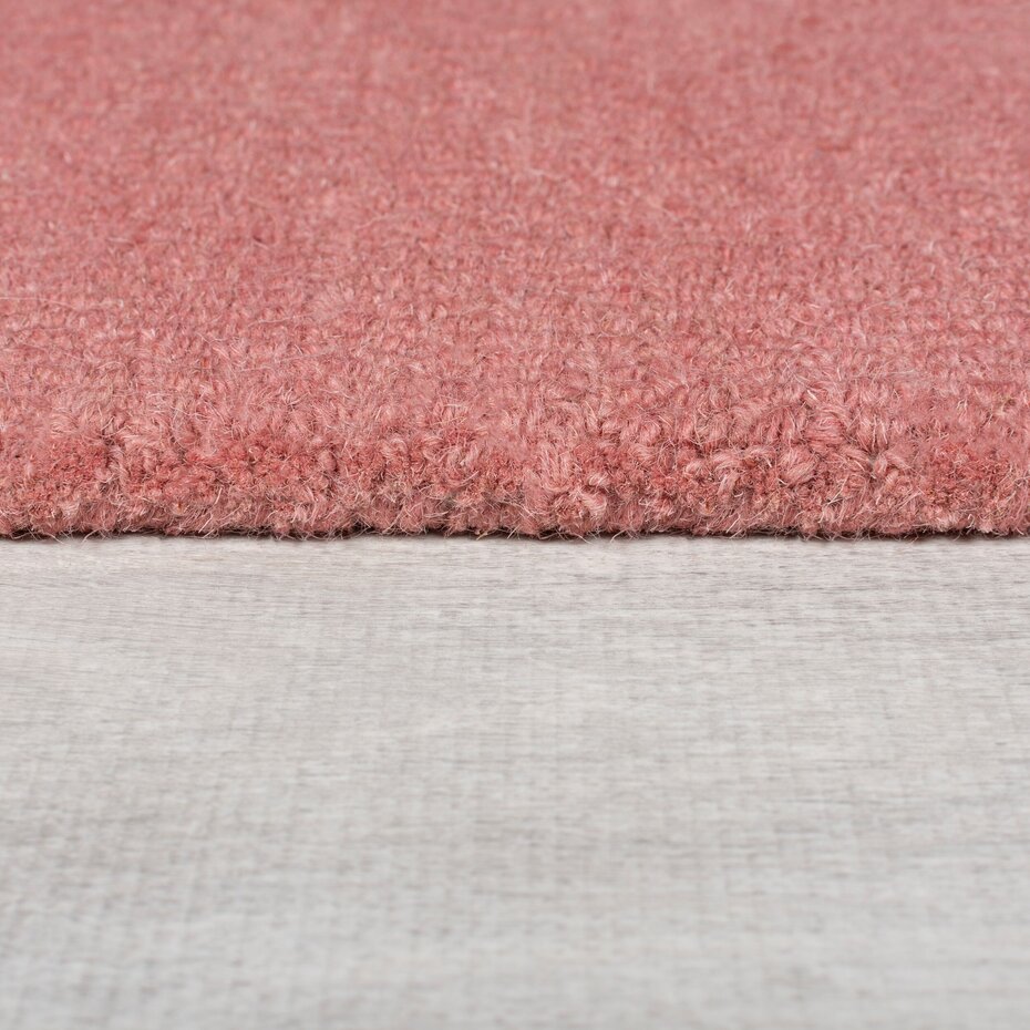 Laagpolig vloerkleed Esre Bright - Wol - Multi