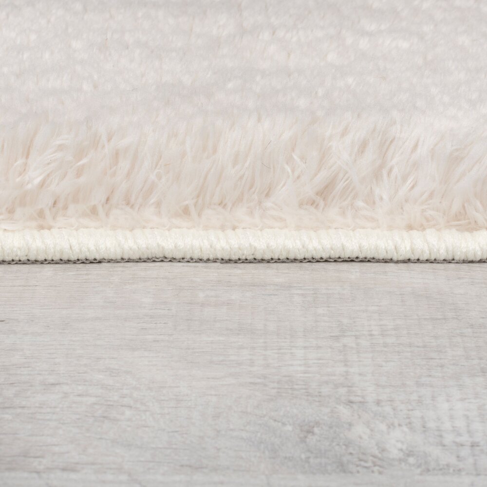 Hoogpolig vloerkleed Faroe Wol Look - Fluffy - Ivoor - Creme Hoogpolig vloerkleed Faroe Wol Look - Fluffy - Ivoor - Creme