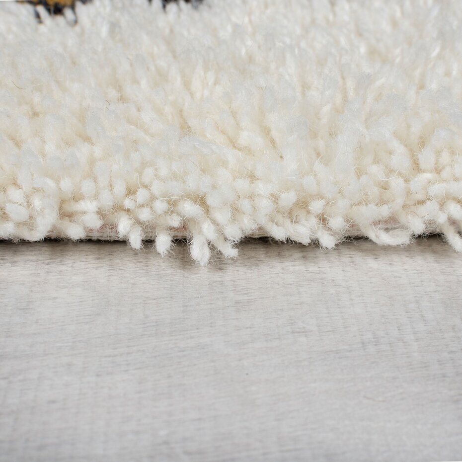 Hoogpolig vloerkleed - Berber Design Fes - 100% Wol - Shaggy - Multi Hoogpolig vloerkleed - Berber Design Fes - 100% Wol - Shaggy - Multi