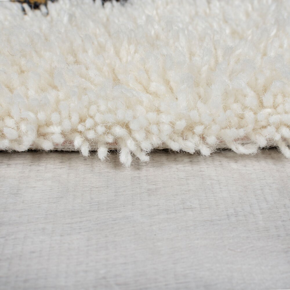 Hoogpolig vloerkleed - Berber Design Fes - 100% Wol - Shaggy - Multi Hoogpolig vloerkleed - Berber Design Fes - 100% Wol - Shaggy - Multi