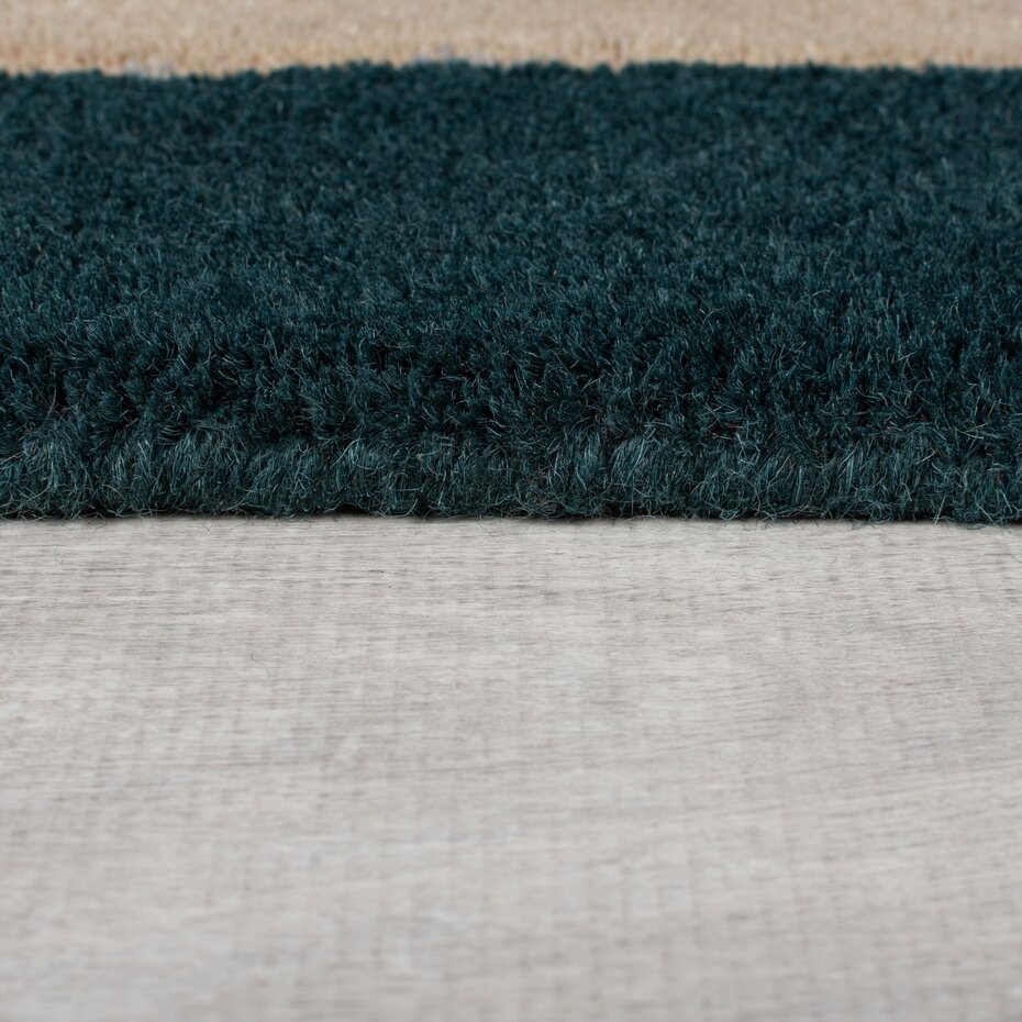 Abstract vloerkleed - Labyrinth Blauw