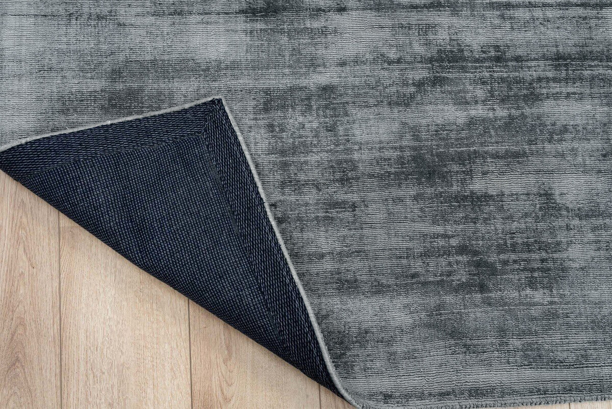 Lumbini Effen Viscose Zilver vloerkleed - Handgeweven Lumbini Effen Viscose Zilver vloerkleed - Handgeweven