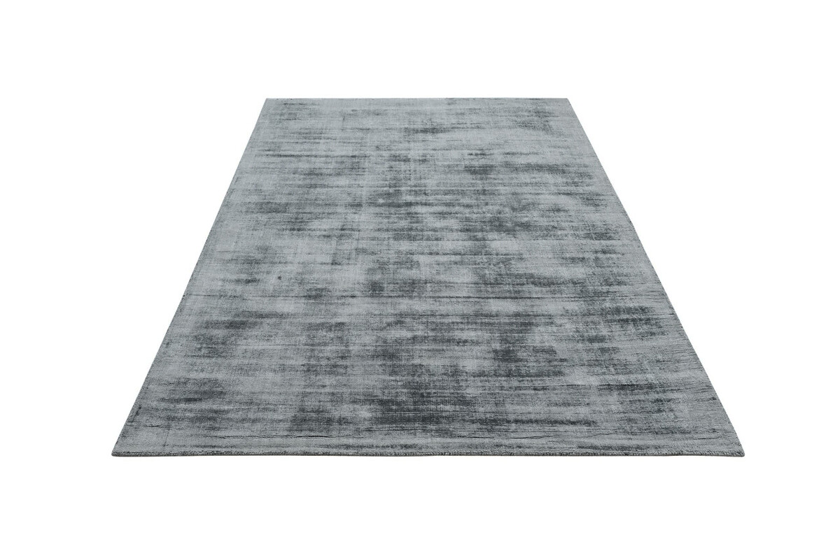 Lumbini Effen Viscose Zilver vloerkleed - Handgeweven Lumbini Effen Viscose Zilver vloerkleed - Handgeweven